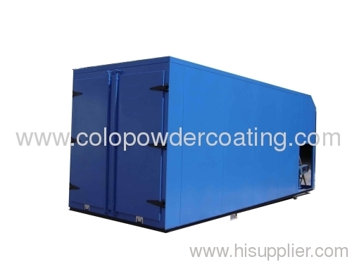 powder coating cure oven