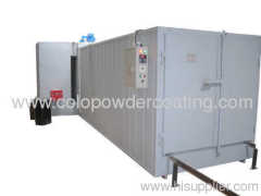 automatic powder coating curing oven
