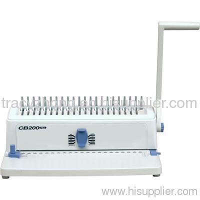 A4 paper plastic comb binding machine