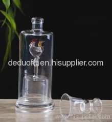 Senior glass craftwork bottles