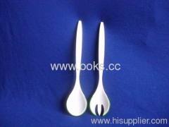 2013 2pack double color plastic salad spoons