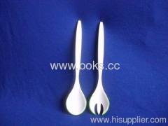 2013 2pack double color plastic salad spoons