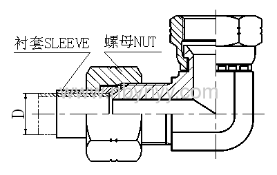 90°ELBOW HYDRAULEC ADAPTERS PIPE FITTINGS COUPLING CONNECTER