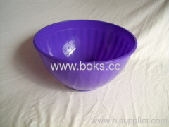 plastic round salad bowls