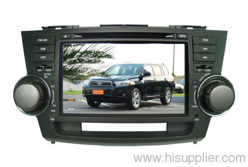 Toyota-Highlander DVD Player with GPS, DVB-T 8 Inch HD Screen
