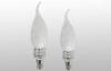 High Lumen 5 W E14 Led Candle Bulb , 390 LM Low Energy Milky Cover