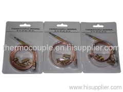 Universal thermocouple for gas water heater