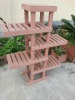 multi-purpose outdoor wpc display stand / wpc Flower stand