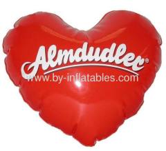 PVC inflatable red heart for promotion