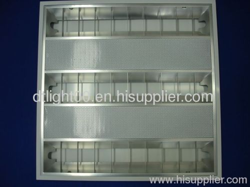 T5 fluorescent grid light fixture