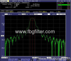 Narrow bandwidth type FBG