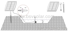 Solar Fountain Pump with battery