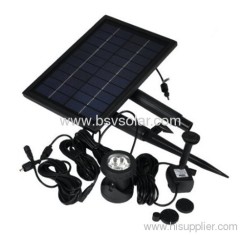 Solar Fountain Pump with LED light