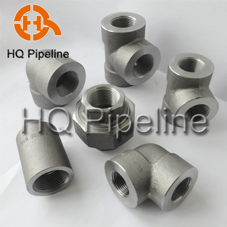 High pressure forged pipe fittings