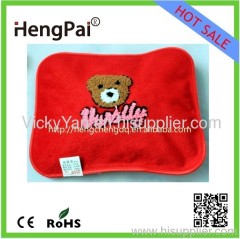 Electric pillow shape hot water bottle