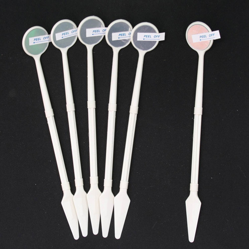 Disposable dental mirror with CE