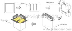8mm thickness 40W 600x600mm 2x2ft LED Panel Light (3 Steps Dimming)