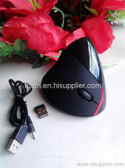 5d wireless veritical mouse USB recharge mouse 2.4g wireless mouse