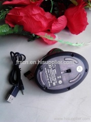 5d novelty ergonomic vertical design 2.4g wireless mouse