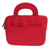 Red cool 14 neoprene laptop case with handle