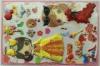 3D Dimensional Custom Puffy Stickers , Girl Dress Up Doll Stickers