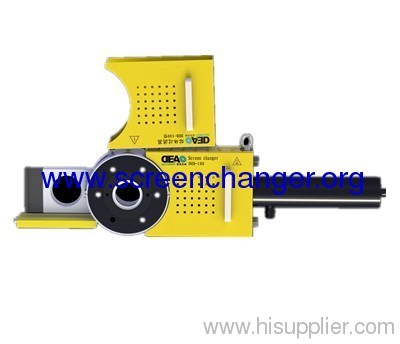 hydraulic screen changer for twin-screw extruder