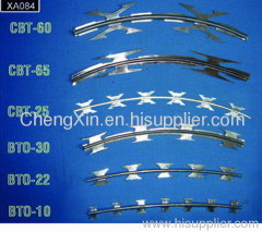 Galvanized Razor Barbed Wire