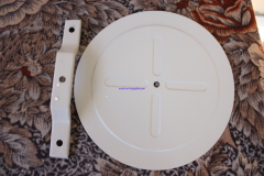 C-band prime focus satellite dish antenna