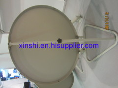 Ku75x83cm triangular base dish antenna satellite