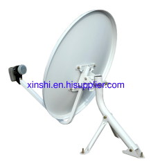 digital satellite offset dish TV antenna
