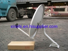 pole mount ku band satellite dish