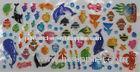 Japan Style Puffy Stickers for Kids , Sea World 3D Clear PVC Stickers