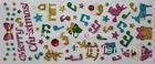 Merry Christmas Decorative Glitter Foam Stickers , Colorful Japan Style