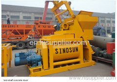 Twin shaft Concrete Mixer