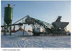 Mobile concrete plant Concrete batching plant