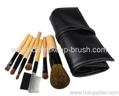 Wholesale 7pcs Makeup Brush Set with PU Case