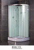 simple shower cabin with hand shower