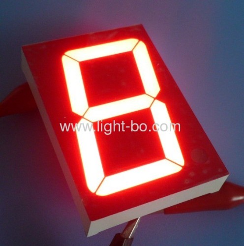 2.3 inch common anode super bright red 7 segment led display for clock indicator