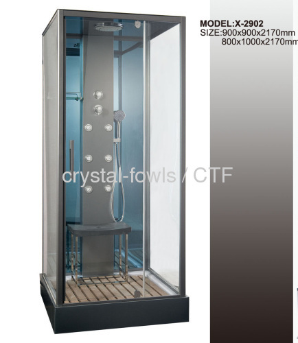 grey color luxury shower room