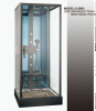 Fashional shower room with open door