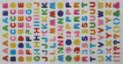 Colorful Foam Alphabet Stickers with 3D Dimensional Decorative