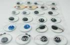 Popular 3D Googly Eyes Stickers , Movable Eyes Bubble Sticker