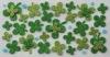 Luckly Four Leaf Clover 3D Glitter EVA Stickers for Wall Non-toxic