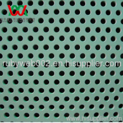 PVC coated perforated metal sheet