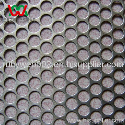 Punch holes metal perforated