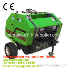 mini round straw baler