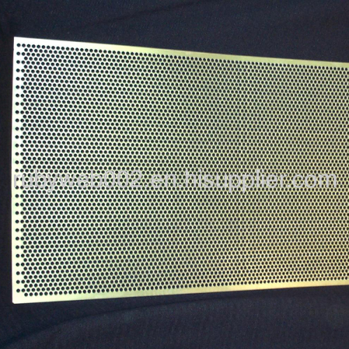 decorative brass perforated metal grill