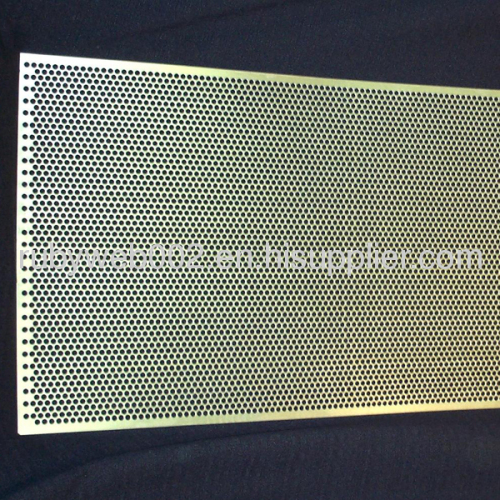 perforated metal made in brass plate