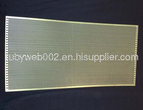decorative brass perforated metal grill