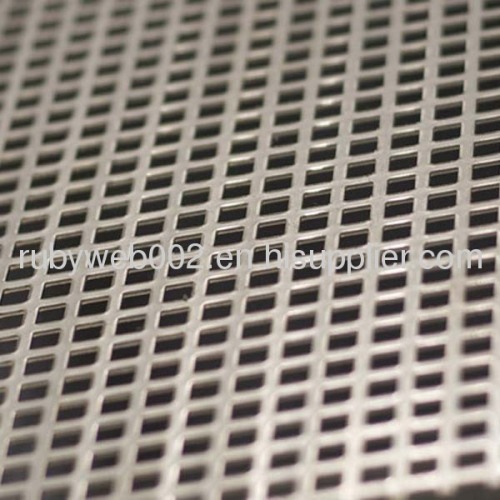 square hole 90 degree perforated metal